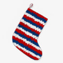 Search for red white and blue christmas stockings Patriotic