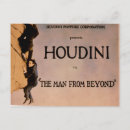 Search for illusionist postcards Houdini