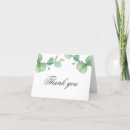 Search for eucalyptus thank you cards Watercolor