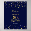 Search for gold 80th birthday party decor Modern