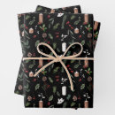 Search for botanical christmas wrapping paper Rustic