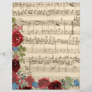 Search for vintage sheet music pages Paper