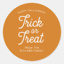 Search for trick or treat stickers Happy halloween