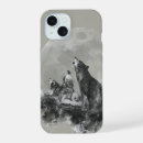 Search for howling at the moon iphone cases Wolves