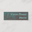 Search for scrap metal business cards Metallic