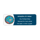 Search for underwater ship return address labels Fish