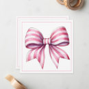 Search for baby girl announcement note cards Bow