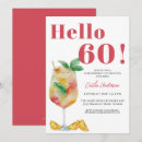Search for red 60th birthday invitations Calligraphy
