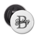 Search for monogrammed bottle openers For her