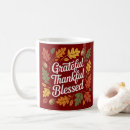 Search for gratitude quote mugs Thanksgiving