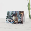 Search for siamese christmas cards Snow