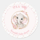 Search for cute baby elephant stickers Girl baby shower