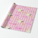Search for its a girl wrapping paper Stork