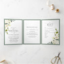 Search for folded wedding invitations All in one