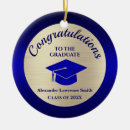 Search for college graduation christmas tree decorations Blue