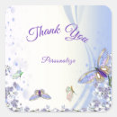 Search for purple butterfly thank you stickers Pretty