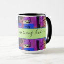Search for bright abstract mugs Blue