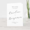 Search for bi fold wedding programs Order of service