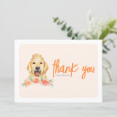 Search for golden retriever thank you cards Cute