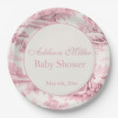 Search for pink toile plates Vintage