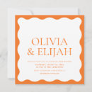 Search for orange wedding invitations Bold