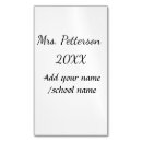Search for teacher business cards Back to school