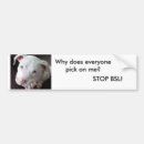 Search for pitbuls bumper stickers White