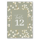 Search for fall leaves numbers table table cards Sage green