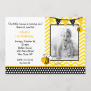 Search for bumble bee 1st birthday invitations Baby