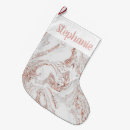 Search for rose gold christmas stockings Marble