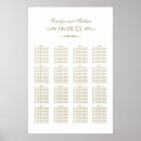 Search for gold white wedding seating charts Elegant