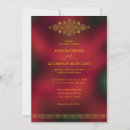 Search for indian style wedding invitations Red