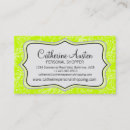 Search for bright lime business cards Bold