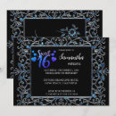 Search for bling sweet 16 invitations Silver
