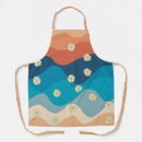 Search for retro daisy pattern aprons Colourful
