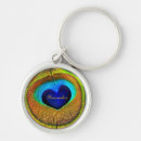Search for peafowl key rings Elegant