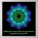 Search for blue mandala posters Healing