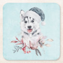Search for husky dog coasters Watercolor