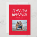 Search for love and joy christmas cards Two photos