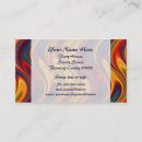 Search for fiery business cards Orange