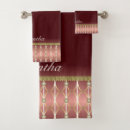 Search for burgundy and gold bath towels Elegant