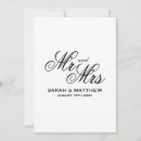 Search for mr and mrs wedding invitations Script
