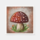 Search for mushroom napkins Nature inspired