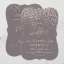 Search for faux rose gold confetti invitations Pixdezines