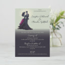 Search for elegant halloween wedding invitations Black