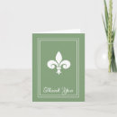 Search for fleur de lis thank you cards French
