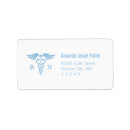 Search for school nurse return address labels Graduation party