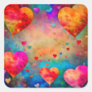 Search for vintage valentine stickers Hearts