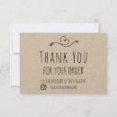 Search for kraft paper thank you cards Rustic