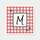 Search for red and white gingham napkins Patriotic
